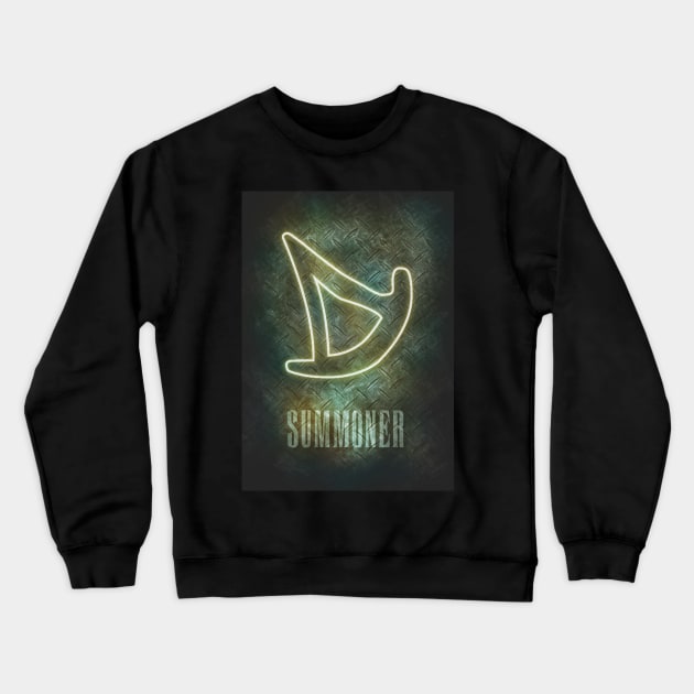 Summoner Soul Crystal FFXIV Crewneck Sweatshirt by AshnoAlice